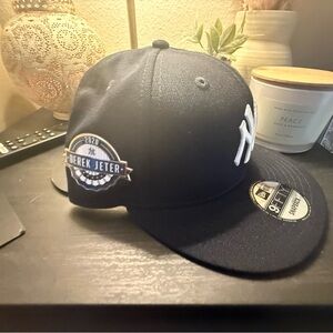New Era Navy Cap with White Logo and Patch